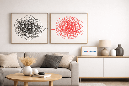 Blog | ARTERNATIVAS 7 claves: decoración con arte minimalista